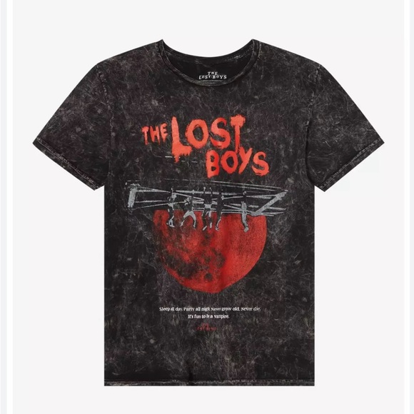 The Lost Boys Other - The Lost Boys Train Bridge Scene T-Shirt, Sz M